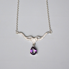 Silver Amethyst Pendant