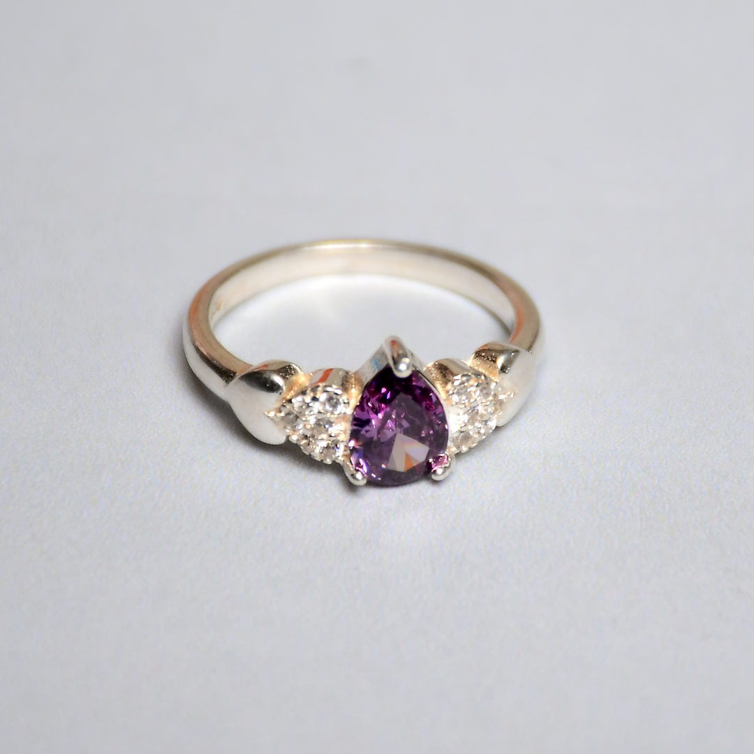 Silver Amethyst Ring