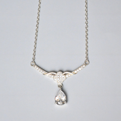 Silver White Pendant